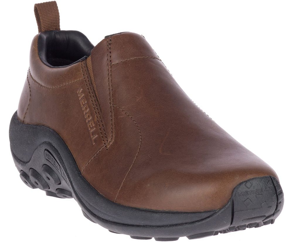 Merrell Slip Ons Brown - Jungle Moc Leather 2 - Mens 75NIMYGVW